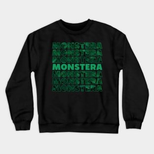 Modern Monstera Design Crewneck Sweatshirt